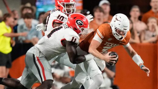 Georgia Bulldogs Football vs Texas Longhorns Football Match Player Stats