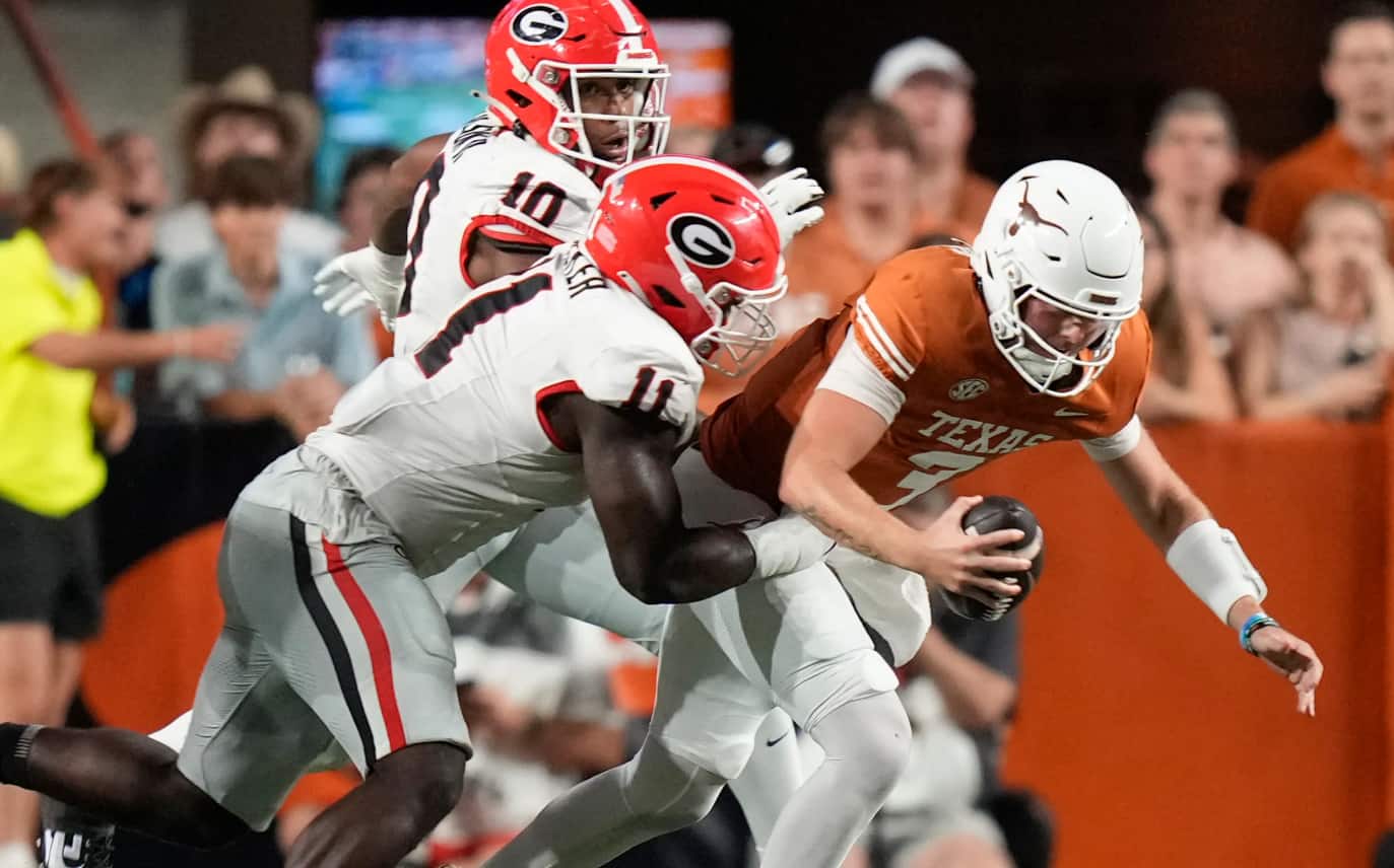 Georgia Bulldogs Football vs Texas Longhorns Football Match Player Stats